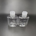 Kosmetyczne przezroczyste plastikowe butelki o pojemności 50 ml