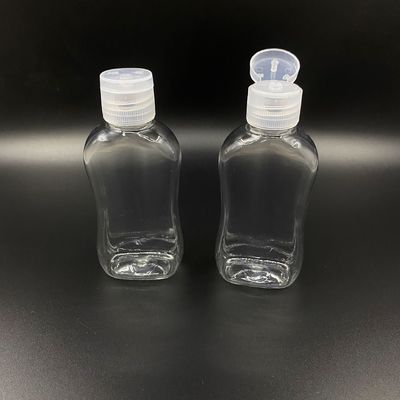 Płaska jednorazowa zakrętka o pojemności 75 ml, przenośna butelka do dezynfekcji rąk